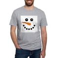 thumbnail image 1 of CafePress - Snowman Face T Shirt - Fitted T-Shirt, Vintage Fit Soft Cotton Tee, 1 of 4