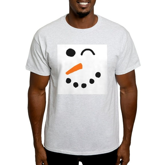 CafePress - Snowman Face T Shirt - Men's Classic Graphic T-Shirt