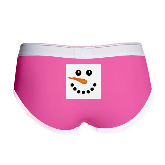 CafePress - Snowman Face Women's Boy Brief - Women's Novelty Briefs, Size S-XL