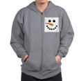 thumbnail image 1 of CafePress - Snowman Face Zipped Hoody - Zip Hoodie, Classic Hooded Sweatshirt with Metal Zipper, 1 of 4