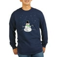 thumbnail image 1 of CafePress - Snowman Long Sleeve Dark T Shirt - Long Sleeve Dark T-Shirt, 1 of 4