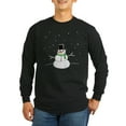 thumbnail image 1 of CafePress - Snowman Long Sleeve Dark T Shirt - Long Sleeve Dark T-Shirt, 1 of 4