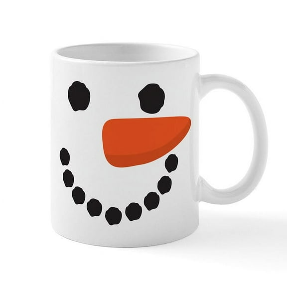 CafePress - Snowman Mug - 11 oz Ceramic Mug - Novelty Coffee Tea Cup