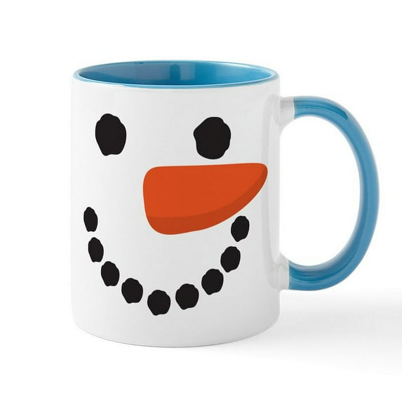 CafePress - Snowman Mug - 11 oz Ceramic Mug - Novelty Coffee Tea Cup