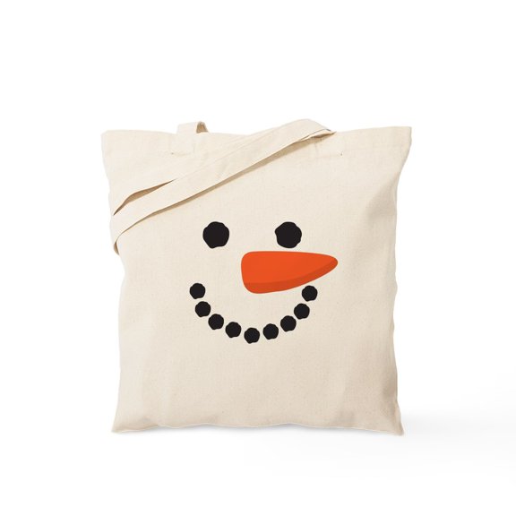 CafePress - Snowman Tote Bag - Unisex Canvas Tote Bag, Beige, 1-Piece