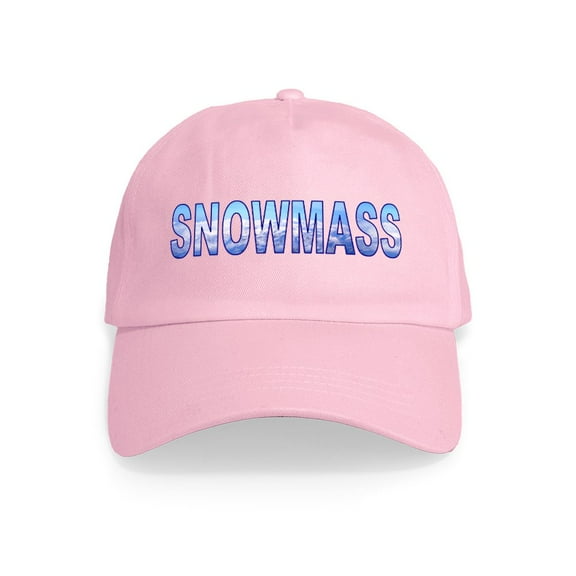 CafePress - Snowmass, Colorado Cap - Adjustable 100% Brushed Unisex Casual Cotton Baseball Cap, Beige, 1