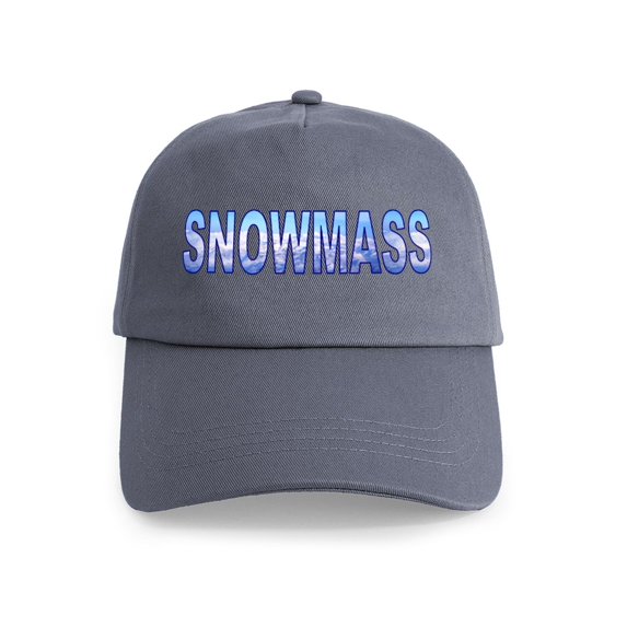 CafePress - Snowmass, Colorado Cap - Adjustable 100% Brushed Unisex Casual Cotton Baseball Cap, Beige, 1