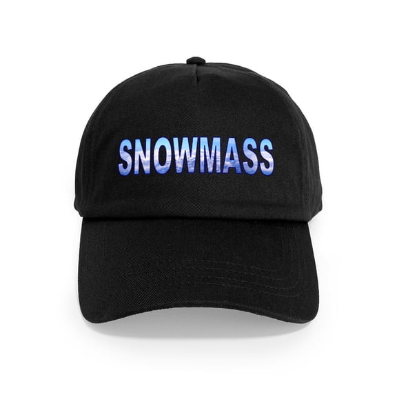 CafePress - Snowmass, Colorado Cap - Adjustable 100% Brushed Unisex Casual Cotton Baseball Cap, Beige, 1