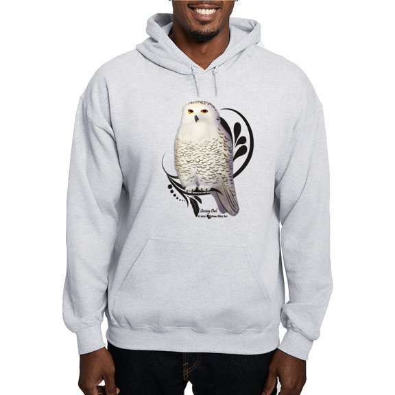 CafePress - Snowy Owl Hooded Sweatshirt - Pullover Hoodie, Hooded Sweatshirt