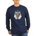 thumbnail image 1 of CafePress - Snowy Owl Mandala Long Sleeve T Shirt - Long Sleeve Dark T-Shirt, 1 of 4