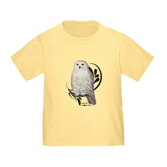 CafePress - Snowy Owl T Shirt - Cute Toddler T-Shirt, 100% Cotton