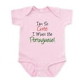 thumbnail image 1 of CafePress - So Cute Must Be Portuguese Infant Bodysuit - Baby Light Bodysuit, Size Newborn - 24 Months, 1 of 4