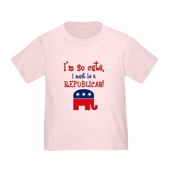 CafePress - So Cute Republican Toddler T Shirt - Cute Toddler T-Shirt, 100% Cotton