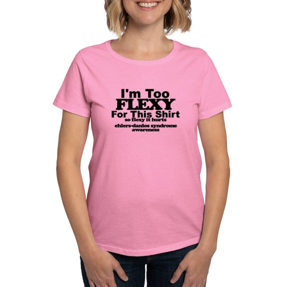 CafePress - So Flexy It Hurts Ehlers Danlos Syndrome Awarene - Women's Traditional Fit Dark T-Shirt
