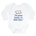 thumbnail image 1 of CafePress - So Many Books Long Sleeve Infant Bodysuit - Long Sleeve Cotton Baby Bodysuit, 1 of 4