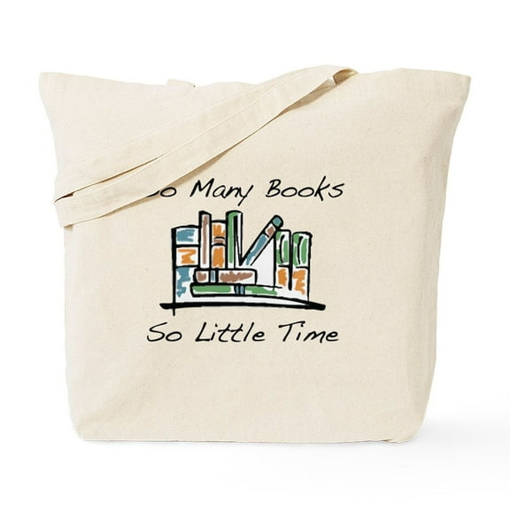 CafePress - So Many Books Tote Bag - Unisex Canvas Tote Bag, Beige, 1-Piece