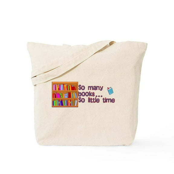 CafePress - So Many Books Tote Bag - Unisex Canvas Tote Bag, Beige, 1-Piece
