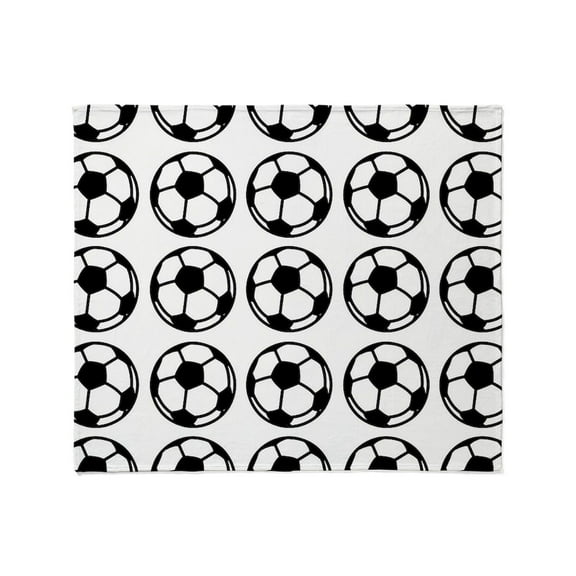 CafePress - Soccer Balls Throw Blanket - Soft Fleece Throw Blanket, 50"x60" for All Ages