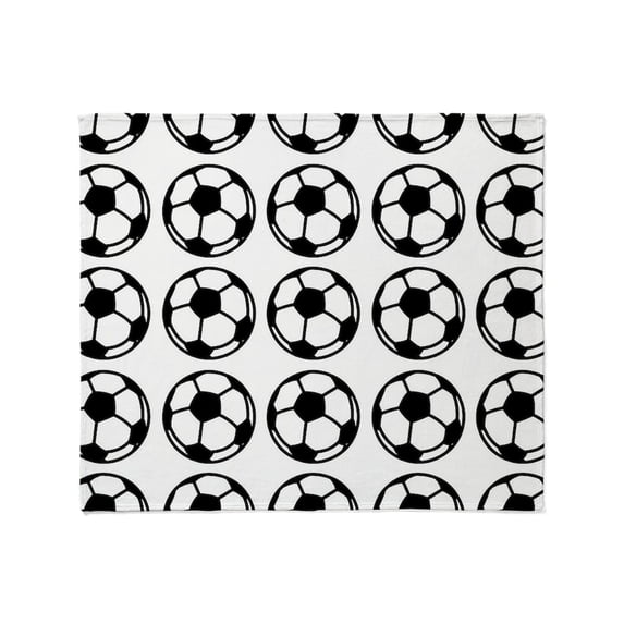 CafePress - Soccer Balls Throw Blanket - Soft Fleece Throw Blanket, 50"x60" for All Ages