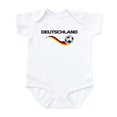 thumbnail image 1 of CafePress - Soccer Deutschland 1 Body Suit - Baby Light Bodysuit, Size Newborn - 24 Months, 1 of 4
