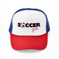 thumbnail image 1 of CafePress - Soccer Girl - Adjustable Unisex Printed Trucker Hat with Mesh Back, 1 of 10