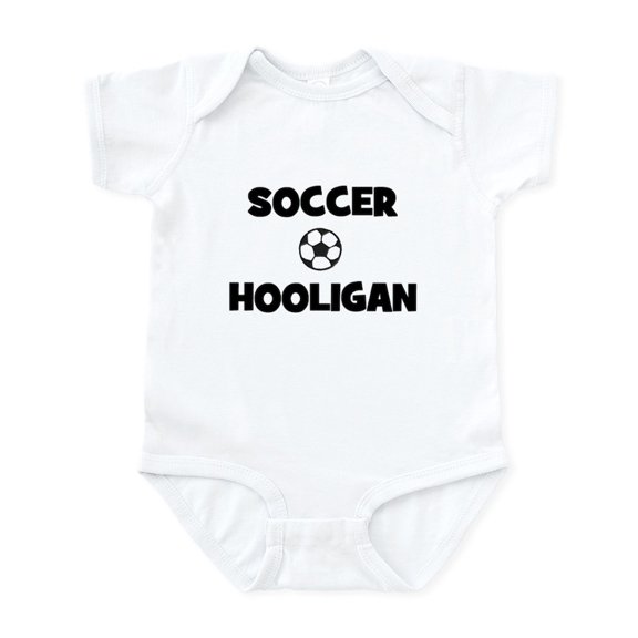 CafePress - Soccer Hooligan Infant Creeper - Baby Light Bodysuit, Size Newborn - 24 Months
