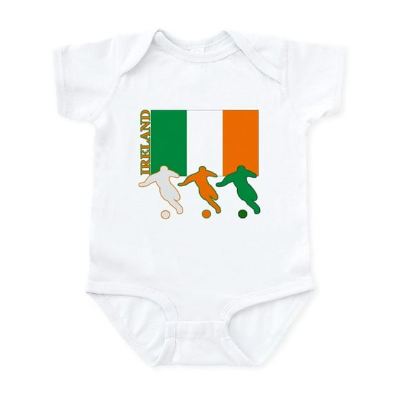 CafePress - Soccer Ireland Infant Bodysuit - Baby Light Bodysuit, Size Newborn - 24 Months