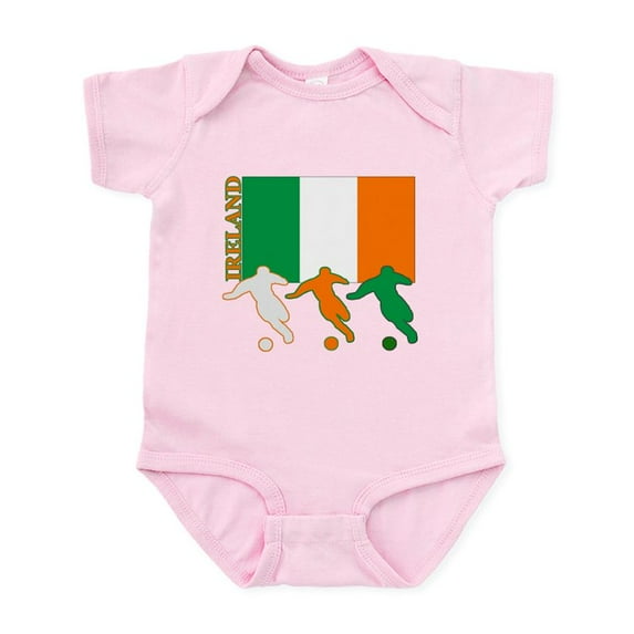 CafePress - Soccer Ireland Infant Bodysuit - Baby Light Bodysuit, Size Newborn - 24 Months