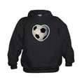 thumbnail image 1 of CafePress - Soccer Love - Kids Hooded Sweatshirt, Classic Hoodie, 1 of 4