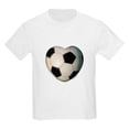 thumbnail image 1 of CafePress - Soccer Love Kids Light T Shirt - Light T-Shirt Kids XS-XL, 1 of 4