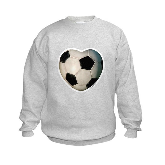 CafePress - Soccer Love Kids Sweatshirt - Kids Sweatshirt, Youth Crew Neck Sweatshirt