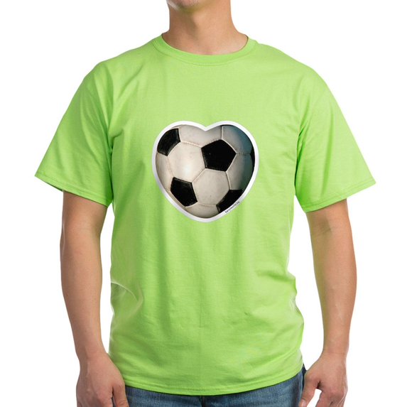 CafePress - Soccer Love Light T Shirt - Light T-Shirt - CP