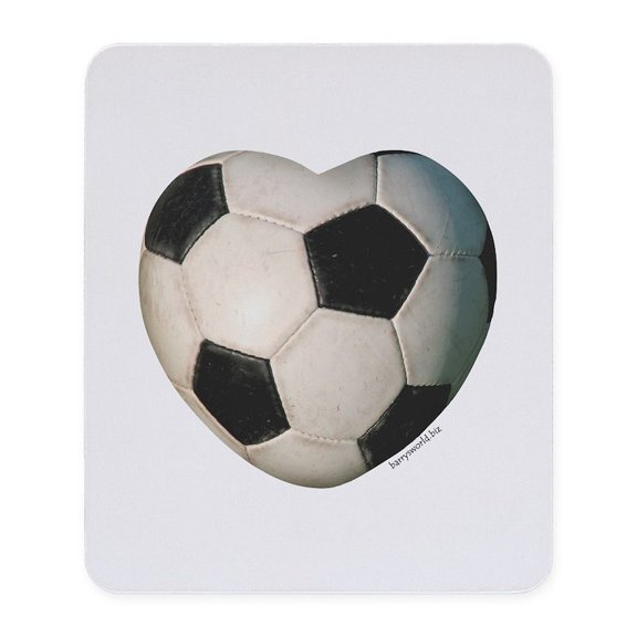 CafePress - Soccer Love Mousepad - Non-slip Rubber Mousepad, Gaming Mouse Pad