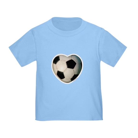 CafePress - Soccer Love Toddler T Shirt - Cute Toddler T-Shirt, 100% Cotton