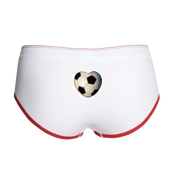 CafePress - Soccer Love Women's Boy Brief - Women's Novelty Briefs, Size S-XL