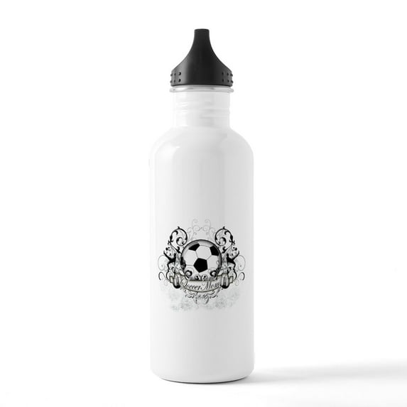 CafePress - Soccer Mom Stainless Water Bottle 1 - Stainless Steel Water Bottle, Sports Bottle, 1.0L