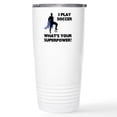 thumbnail image 1 of CafePress - Soccer Superhero Stainless Steel Travel Mug - Insulated Stainless Steel Travel Tumbler 20 oz., 1 of 3