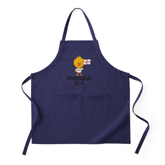 CafePress - Soccerenglishchick Apron (Dark) - Kitchen Apron with Pockets, Grilling Apron, Baking Apron