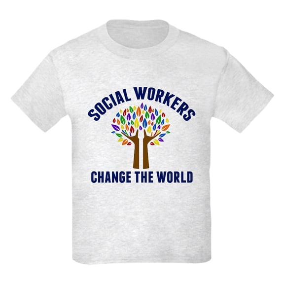 CafePress - Social Work Quote Kids T Shirt - Light Classic Kids Graphic, Short Sleeve T-Shirt, Sizes XS-XL