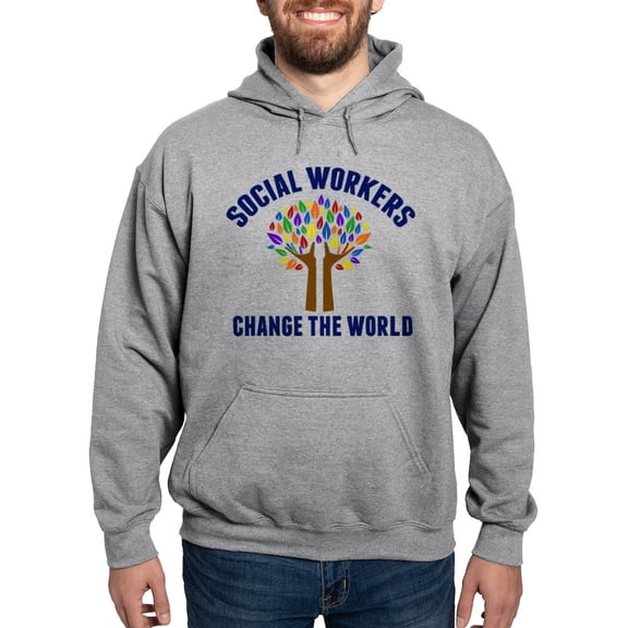 CafePress - Social Work Quote - Pullover Hoodie, Hooded Sweatshirt