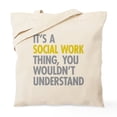 thumbnail image 1 of CafePress - Social Work Thing Tote Bag - Unisex Canvas Tote Bag, Beige, 1-Piece, 1 of 6
