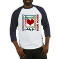 thumbnail image 1 of CafePress - Social Worker Baseball Jersey - Cotton Baseball Jersey, 3/4 Raglan Sleeve Shirt, 1 of 4