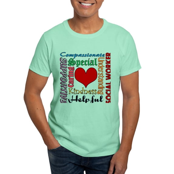 CafePress - Social Worker T Shirt - Men's Classic Graphic Cotton T-Shirt