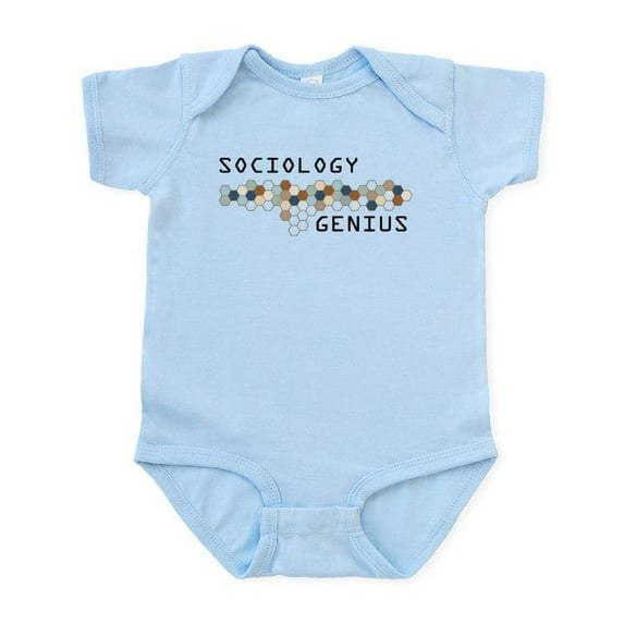 CafePress - Sociology Genius Infant Bodysuit - Baby Light Bodysuit, Size Newborn - 24 Months