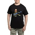 thumbnail image 1 of CafePress - Sock Monkey Blue Guitar Men's Dark Pajamas - Men's Dark Loose Fit Cotton Pajama Set, 1 of 7