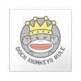 thumbnail image 1 of CafePress - Sockmonkeysrule546 - Square Sticker 3" x 3", 1 of 1