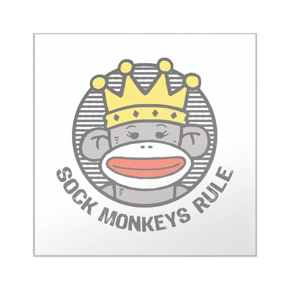 CafePress - Sockmonkeysrule546 - Square Sticker 3" x 3"
