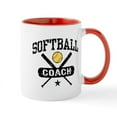 thumbnail image 1 of CafePress - Softball Coach Mug - 11 oz Ceramic Mug - Novelty Coffee Tea Cup, 1 of 4