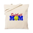thumbnail image 1 of CafePress - Softball MOM Tote Bag - Unisex Canvas Tote Bag, Beige, 1-Piece, 1 of 6