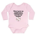 thumbnail image 1 of CafePress - Softball Player Like My Mommy Body Suit - Long Sleeve Cotton Baby Bodysuit, 1 of 4